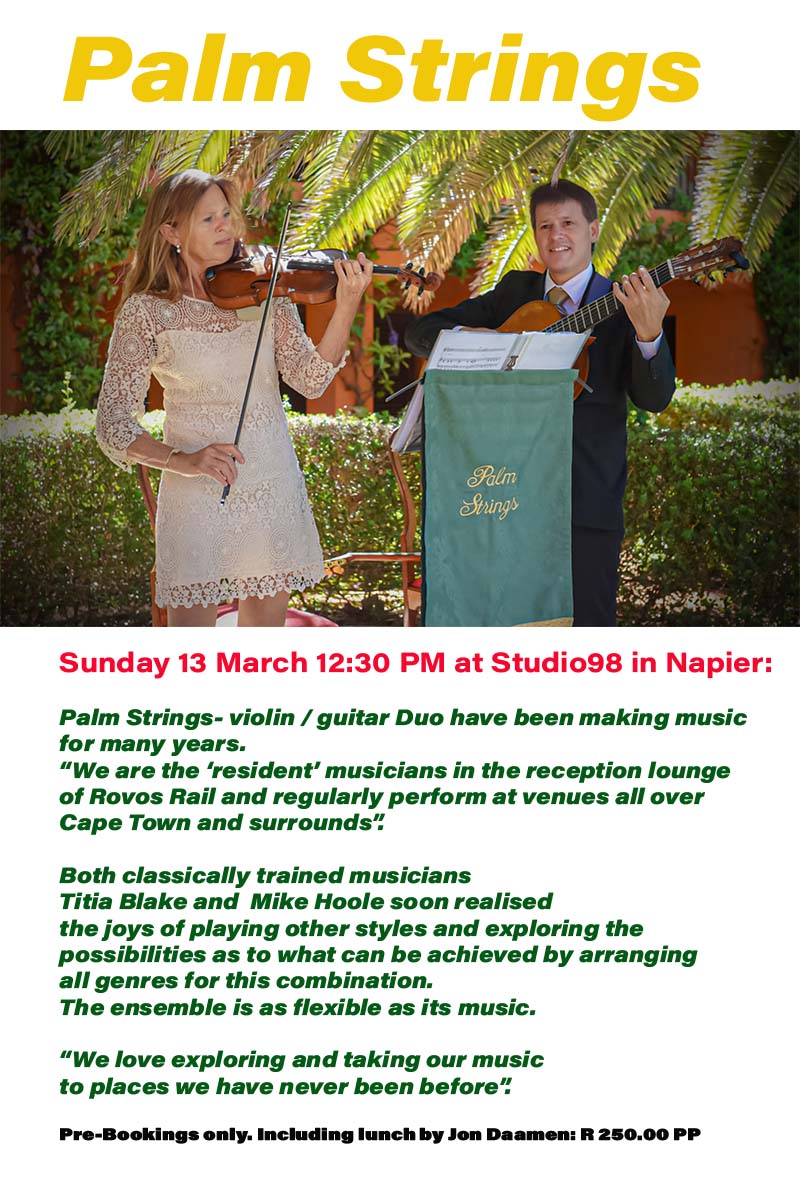 Poster for Palm Strings on 13 of March